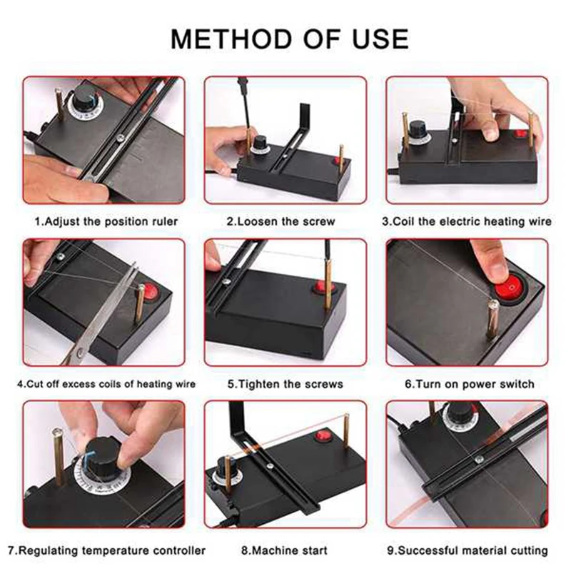 

Electric Ribbon Cutter Small Machine Ribbon Ribbon Manual Webbing Heated Cutting Knife + Fan