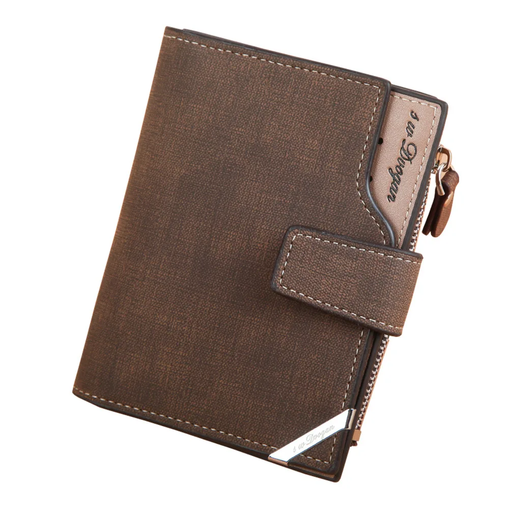 

Multiple Card Slots Large Capacity Frosted Soft Flexible Leather Wallet