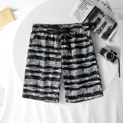 Шорты мужские спортивные однотонные в полоску повседневные джоггеры спортивная