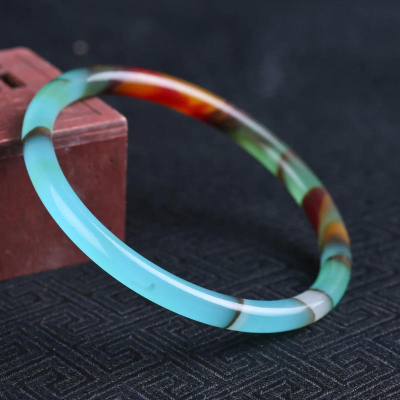 

Природный Синьцзян Гоби Цвет нефритовый браслет золотого шелка нефритовый браслет круглого адвокатского сословия старинный браслет