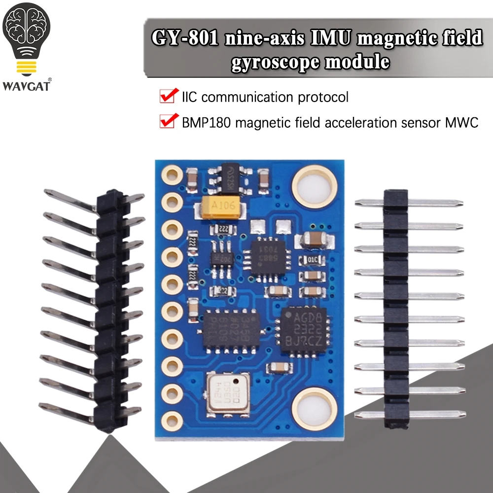 GY 801 10DOF 9 Axis индикатор отношения L3G4200D ADXL345 HMC5883L BMP180 модуль заменить BMP085|c c| |