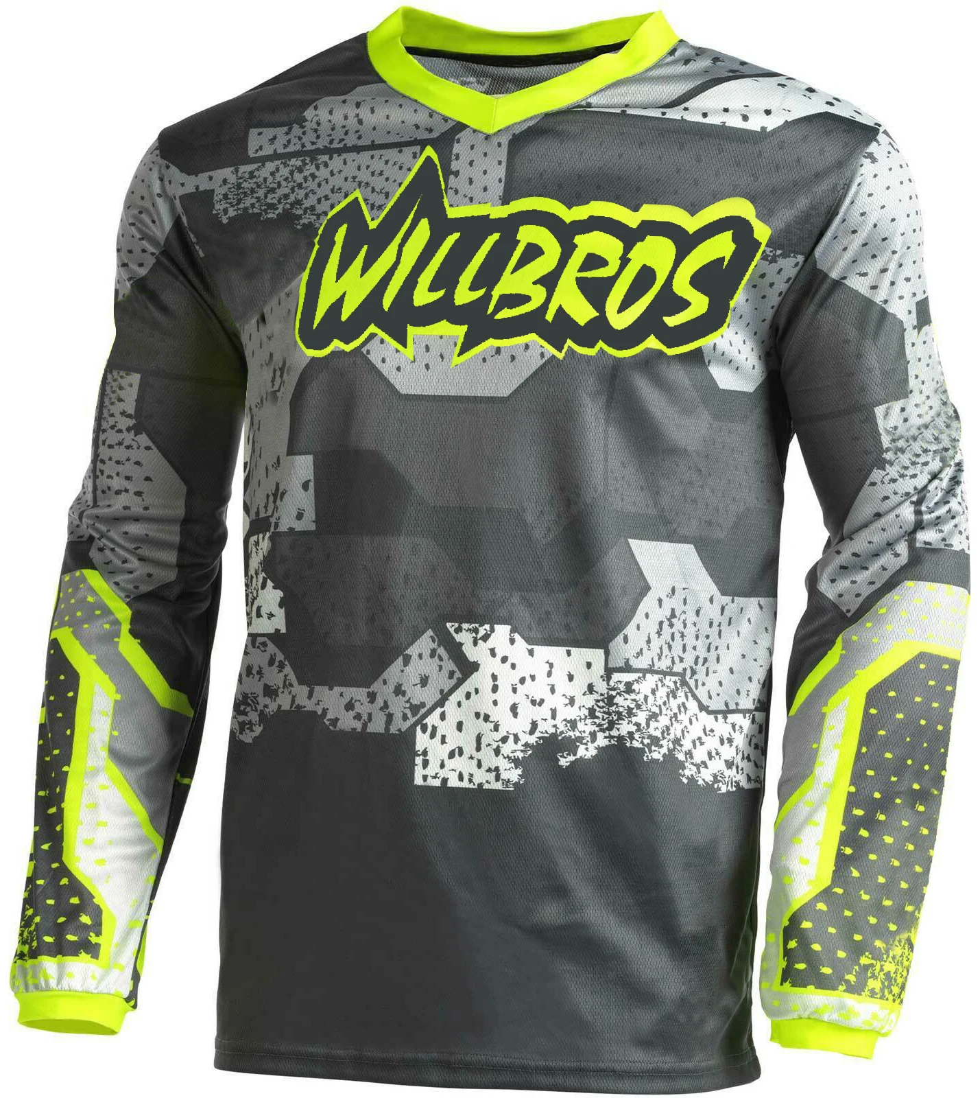 

Moto Jersey MTB Bike Offroad Cycling Willbros Long Sleeve Motocross Racing Moto Cross Motor Summer T-shirt Mens