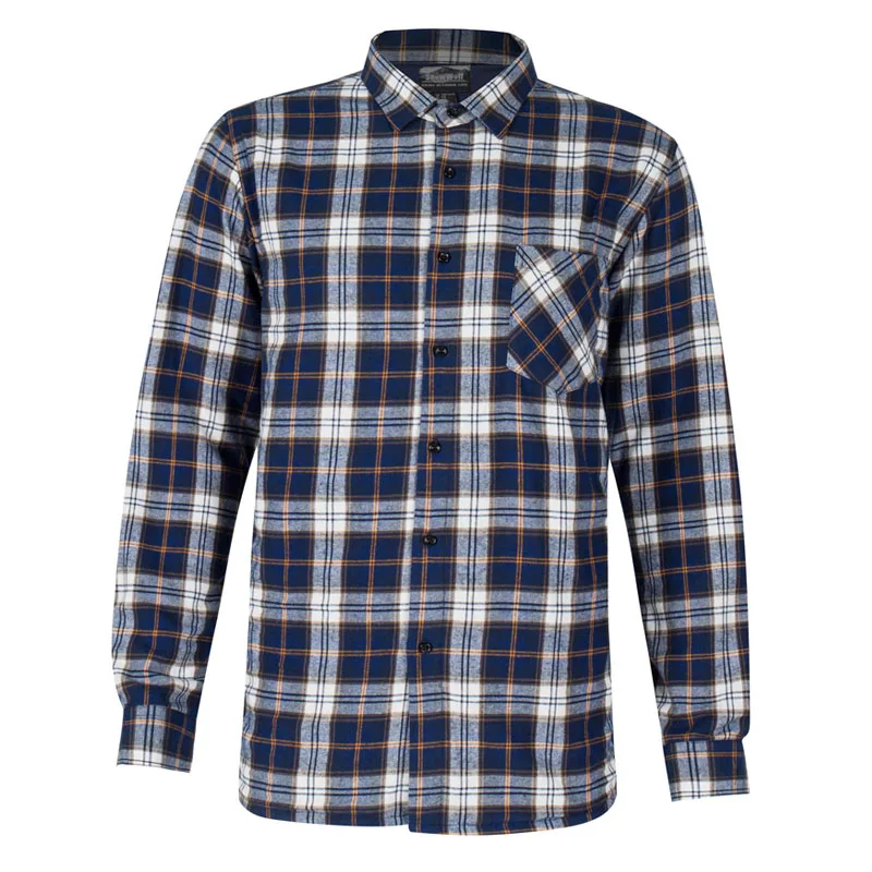 Blue White Plaid SNOWWOLF мужские зимние уличные USB Инфракрасные рубашки с подогревом куртки с длинным рукавом с принтом клетчатая теплая рубашка для пеших прогулок скалолазания - Color: Blue White Plaid