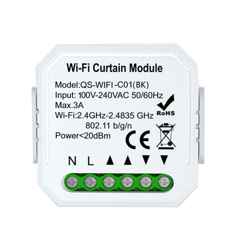 

Tuya Smart Switch Module Wifi DIY Smart Curtain Switch Smart Home Universal Module Works With Alexa Google Home Smart Life App