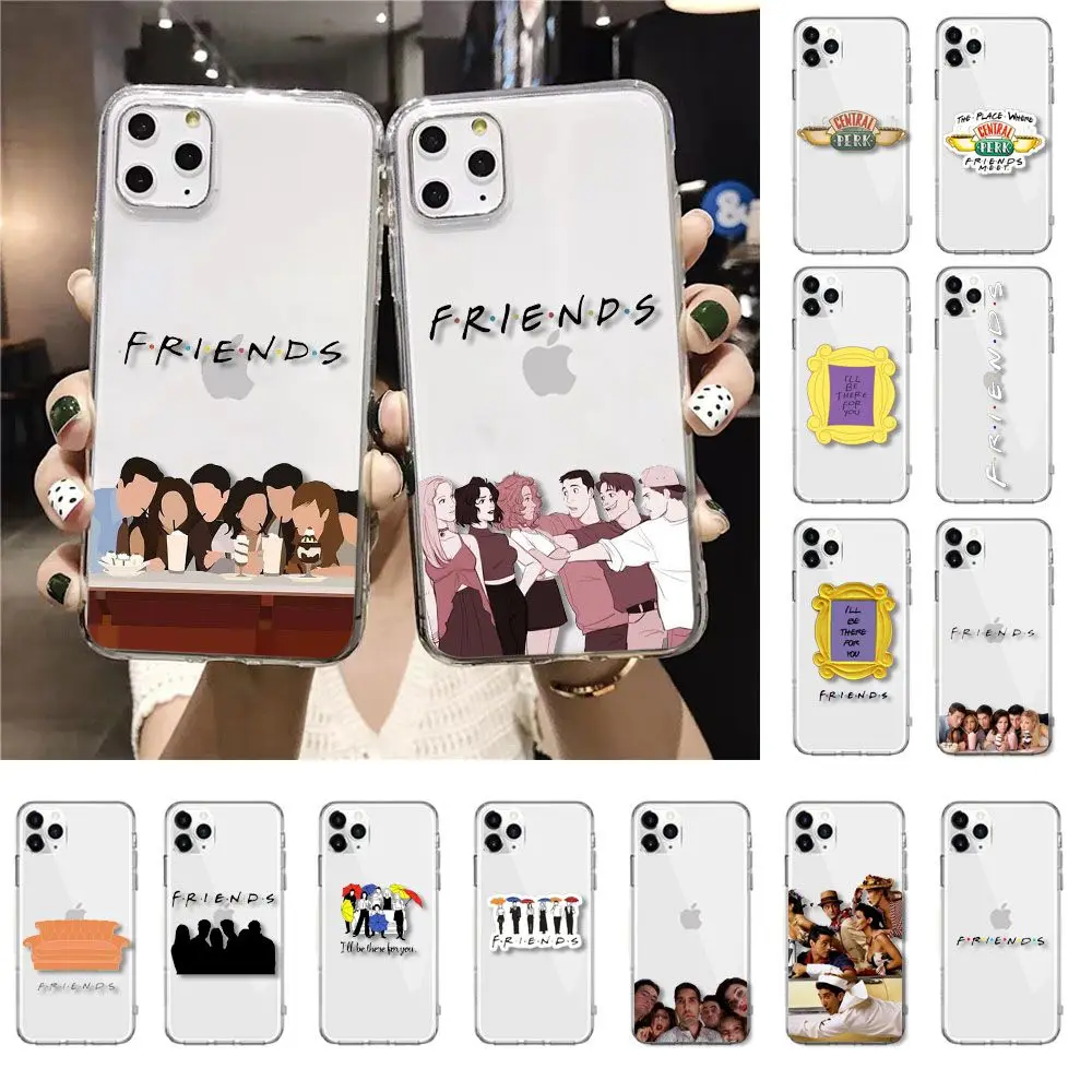 Сериал друзья чехол из силикона и ТПУ для телефона с изображением на задней панели Чехол для iphone 12 11 Pro XS MAX XR 8, 7, 6, 6S Plus, X 5 5S SE - Для фанатов сериала «Друзья»