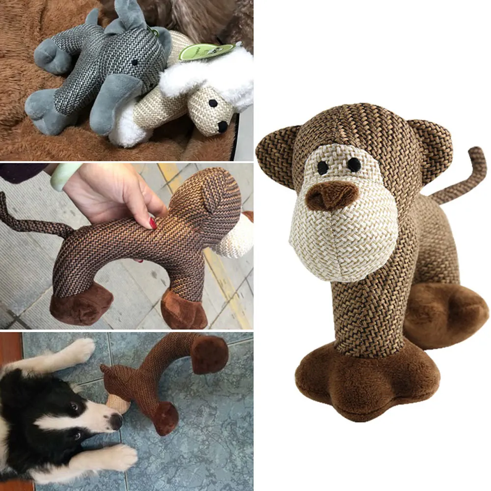 1 шт. эхолот игрушка плюшевая щенок кошка собака жевательная подарок животные для