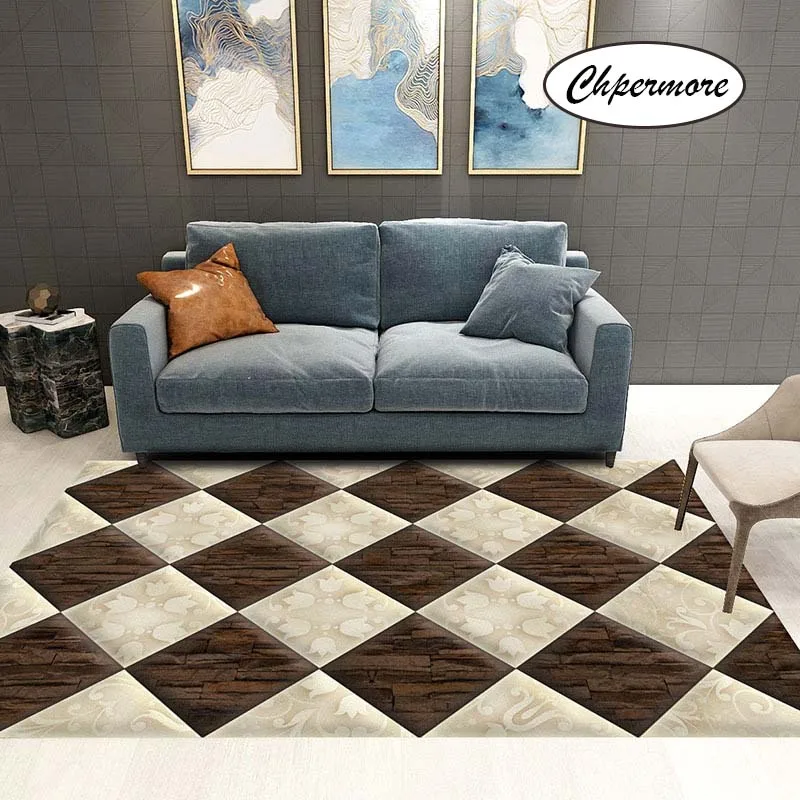 Большие геометрические коврики Chpermore в европейском стиле декоративные татами