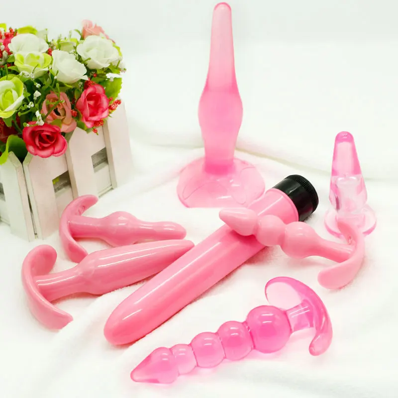 7 шт. женский Анальная пробка Пробка Набор для тренировок начинающих мужчин