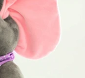 Pink Gray elephant 30 см Peek a Boo Слон Мягкая Плюшевая Кукла электрическая игрушка говорящий Поющий музыкальная игрушка слон играть в прятки для детей подарок - Цвет: Pink Gray elephant