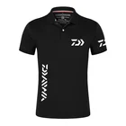2022 брендовая популярная Удобная Высококачественная классическая мужская рубашка-поло Daiwa Fishing, повседневные однотонные хлопковые топы с коротким рукавом