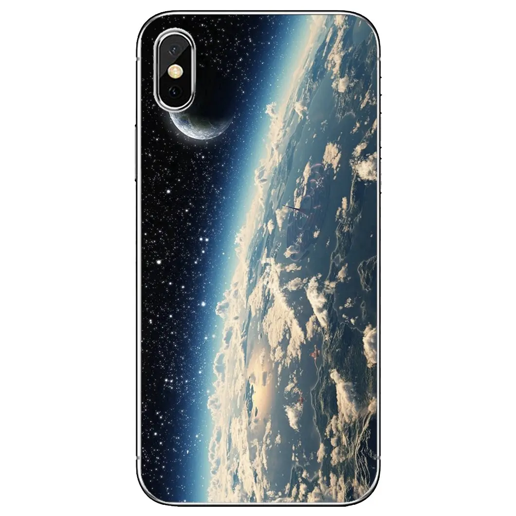 Чехол для телефона LG G5 G6 G7 Q6 Q7 Q8 Q9 V10 V20 V30 X Power 2 3 Spirit G2 G3 G4 Mini звездная ночь трава поле