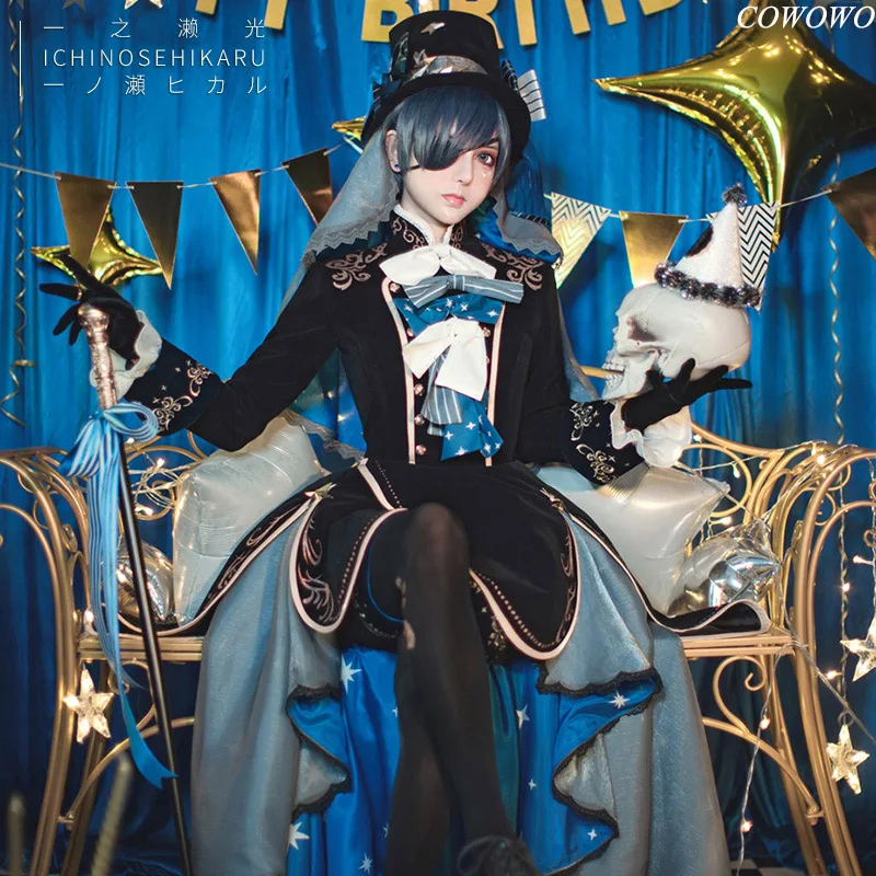 Аниме! Костюм для косплея черного Батлера Phantomhive костюм на 13 летие Униформа