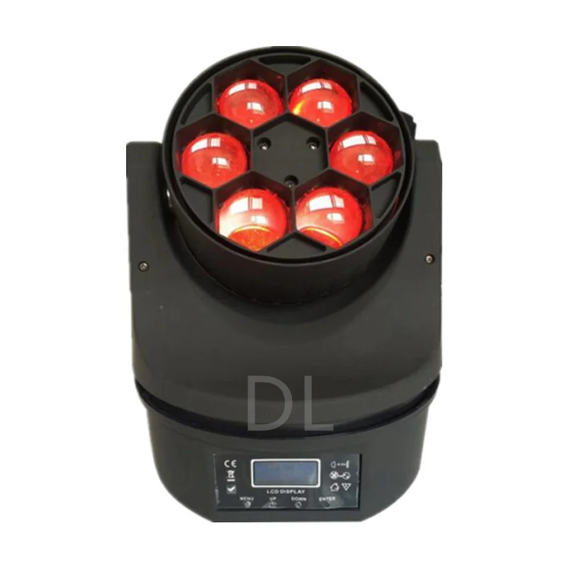 Мини световой прибор Bee Eye движущейся головы Mini LED Colorful Beam 6x12W RGBW 4in1 DMX 512 Световое оборудование сцены с хорошим эффектом для DJ Ночного клуба Вечеринки.