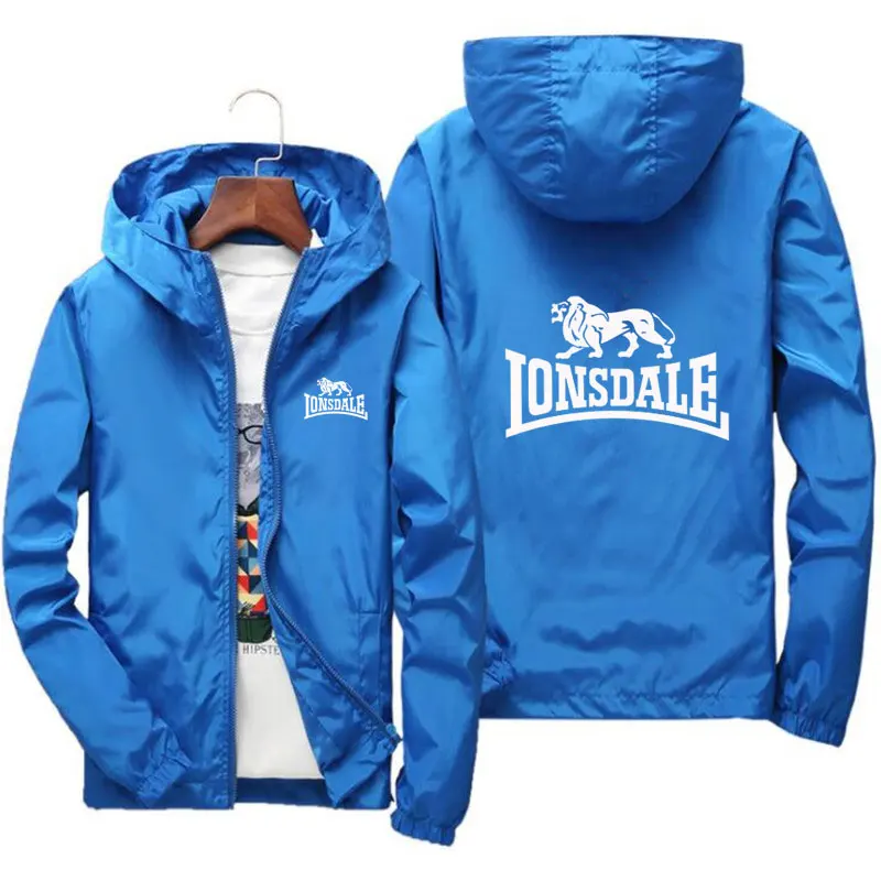 

Fashion Spring Autumn jacket men's street windbreaker Hoodie zipper thin jacket men's Casual jacket Hip Hop Full Zip Streetwear