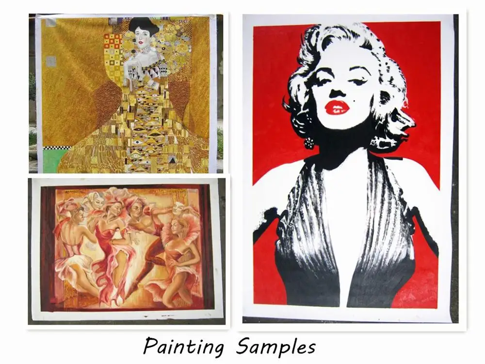 100% ручная роспись абстрактное искусство на холсте тяжелая текстура 3 панели