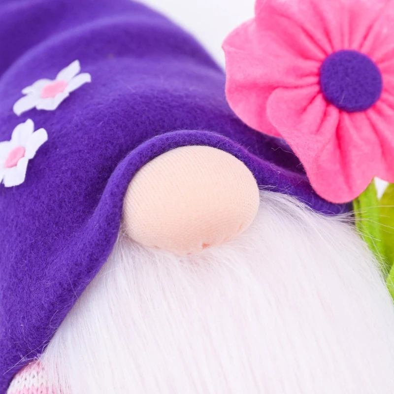 

Mother's Day Gnome Swedish Nisse Tomte Elf Dwarf Farmhouse Tiered Tray Decor Home Household Ornaments