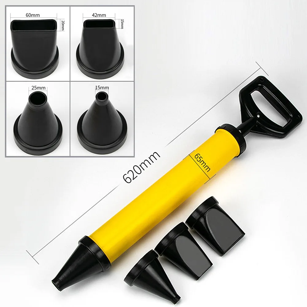 

High Quality Caulking Gun Cement Lime Pump Grouting Mortar Sprayer Applicator Grout Filling Tools Grouting Gun With 4 Nozzles