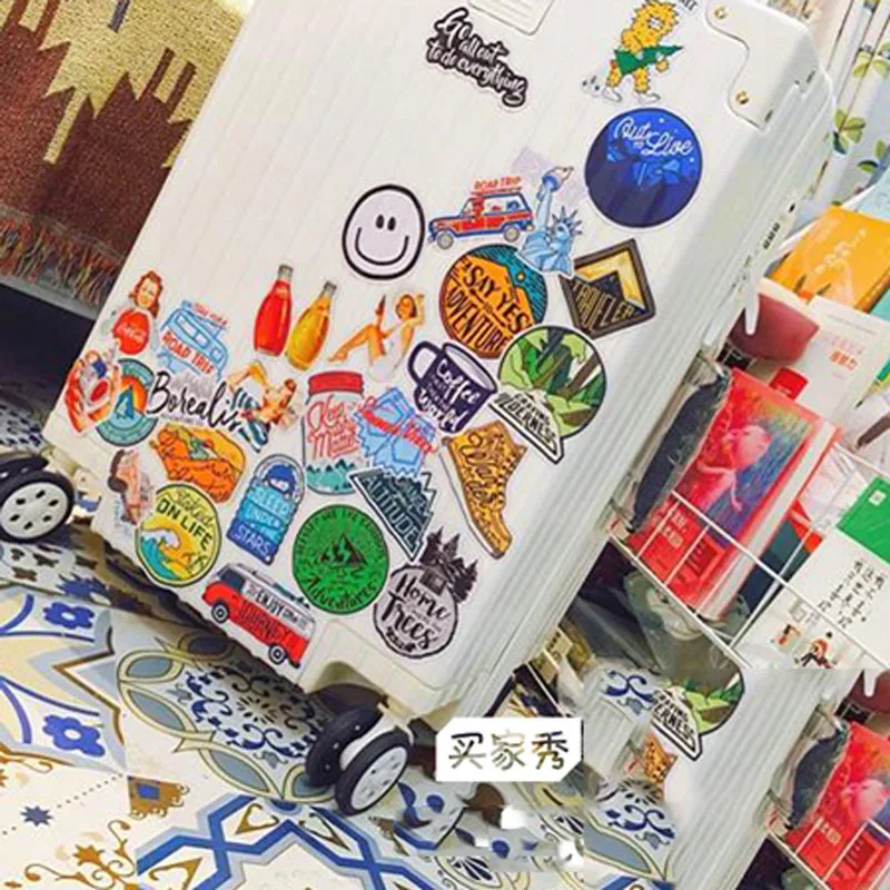 Наклейки для ноутбука скейтборд 4 шт./компл. наклейка кемпинга домашнего декора