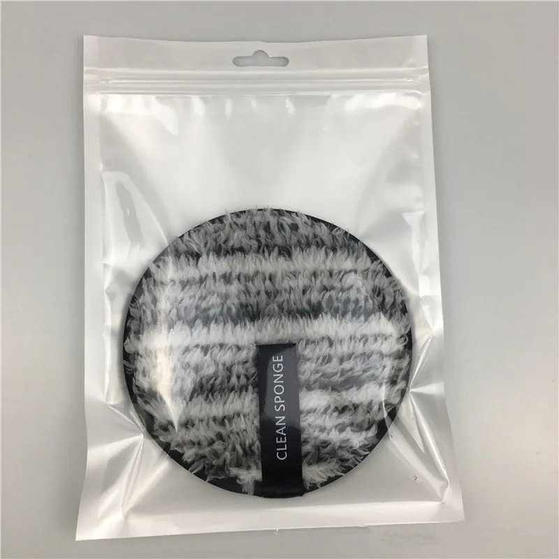 Мягкие волокна макияж губка двухсторонняя ленивая удалить буфами на рукавах для