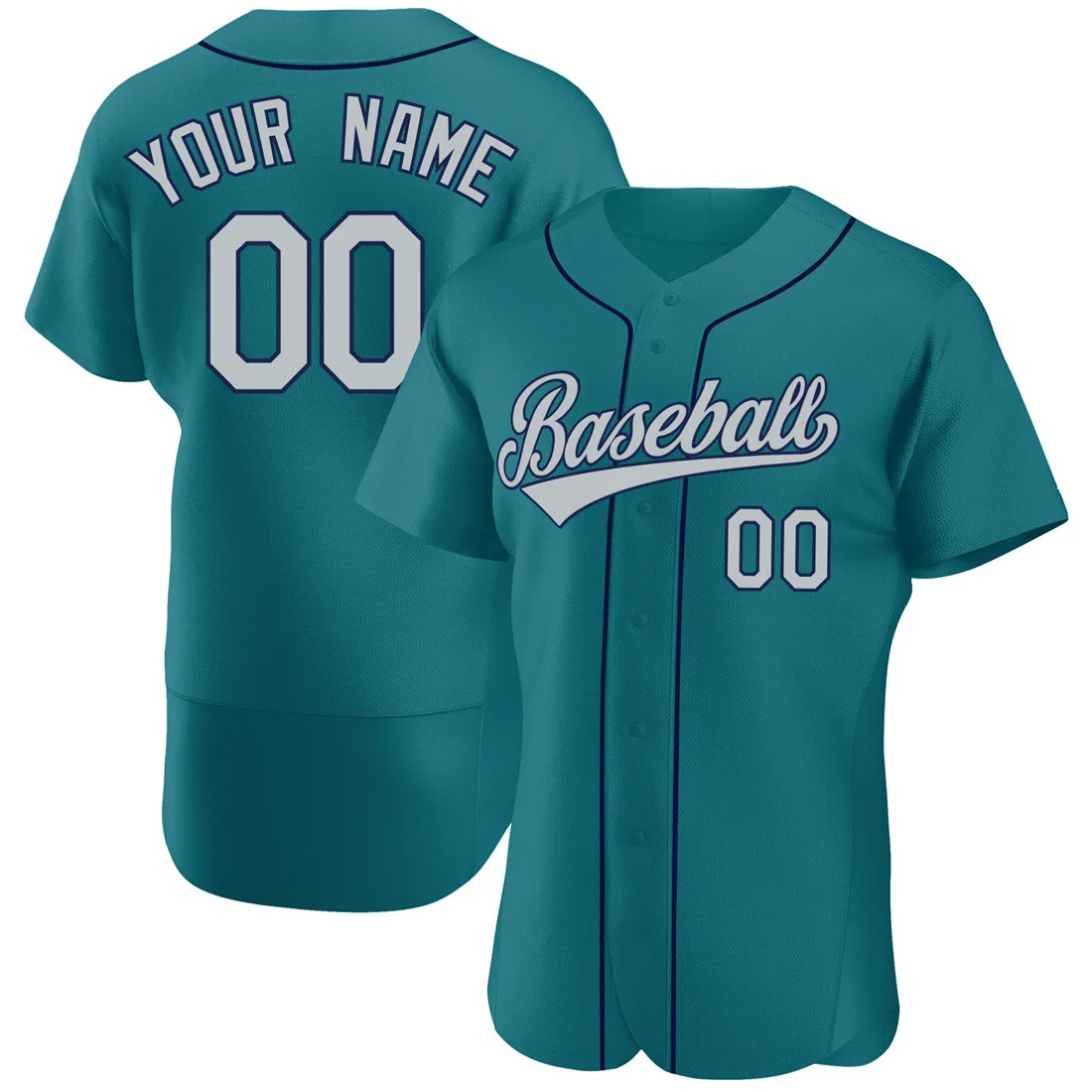Custom Baseball Jersey Print Your Name/Number Customized V-neck Soft Cool Button-down for Men/Lady/Child Any Colour Big size