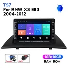 Автомагнитола HD1280 * 720 Android для BMW X3 E83 2004-2012, мультимедийный видеоплеер, навигация GPS, 2 din, dvd