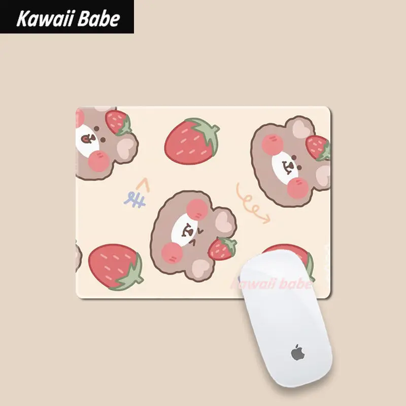 

22x18 см Kawaii Мышь коврик для офиса аксессуары дескпад коврик для мыши Мышь письменный стол коврики милый Мышь охлаждающая подставка для ноутб...