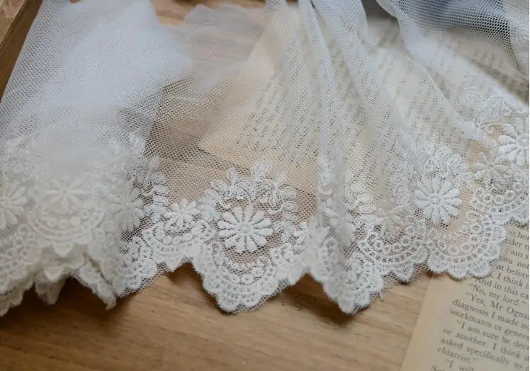 Бесплатная доставка 2 метра вышитая сетка для дома сделай сам хлопковая