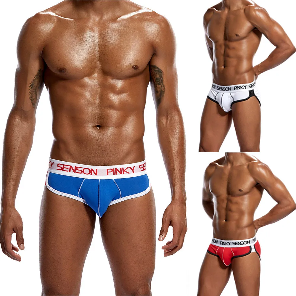 Нижнее белье мужское с буквенным принтом пикантное нижнее подушкой спортивные
