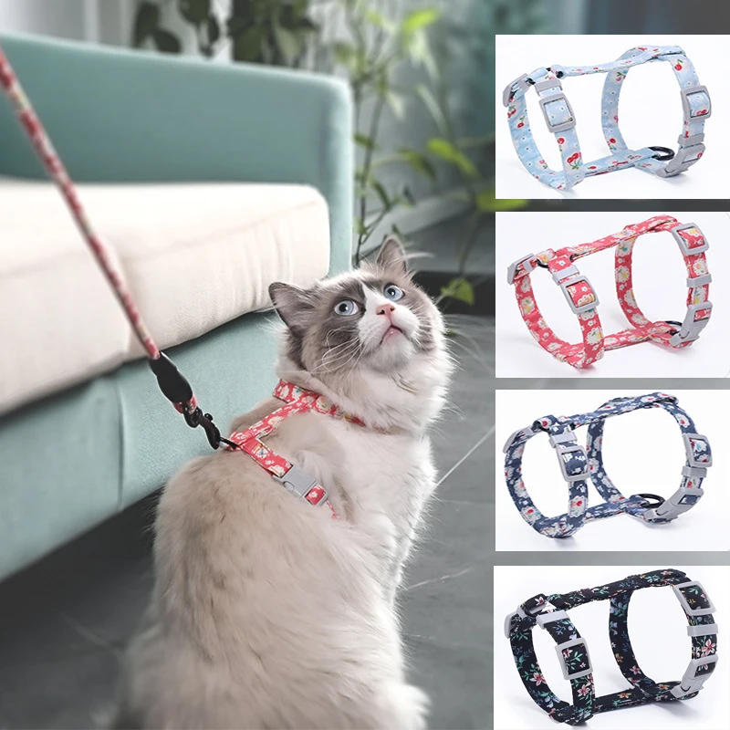 

Поводок для кошек, безопасная эластичная веревка для кота, кошек