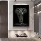 Разноцветных слонов из текстиля с граффити; Картины Wall Art Животные плакаты маслом и принты современный Стиль Настенная картина для дома Decorn