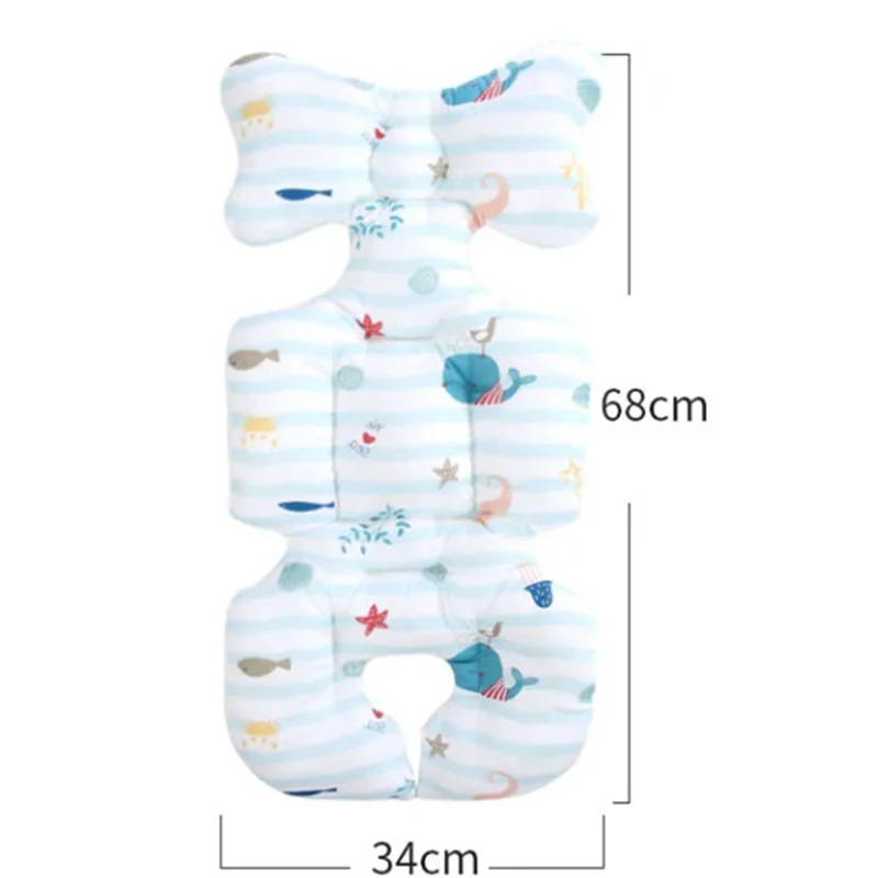 Матрас для сна Подушка аксессуар детской коляски хлопковая подушка сиденья