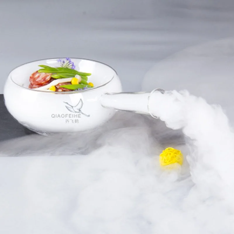 

Salad Bowls Specials Dry Ice Artistic Conception Glass Lead-fre Cooking Hollowware Bowl Molecular Delicacies Creative Tableware
