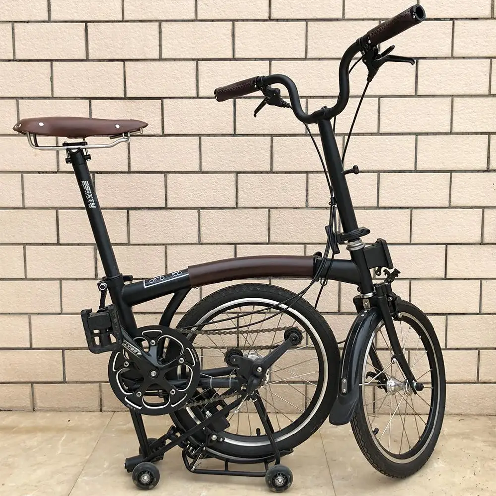 Кожаный защитный чехол для велосипедной рамы TWTOPSE Brompton складная рама велосипеда