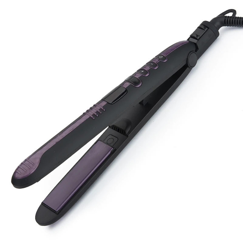 

Electric Hair Iron Splint with Digital Display 45W Ceramic Hair Straightener/Curler for Styling Temperature Adjustable KG66