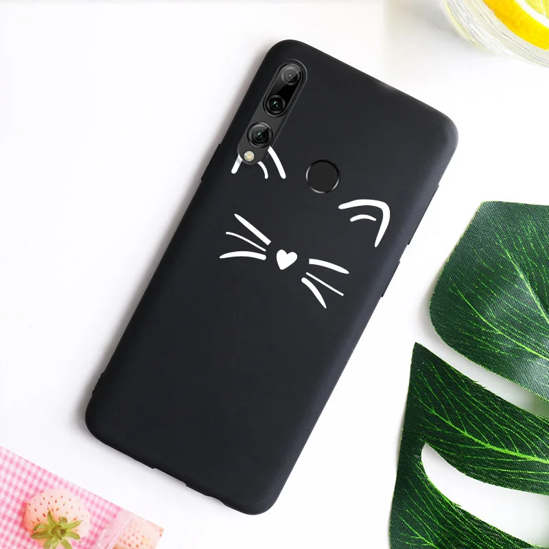 Яркий чехол для huawei P Smart чехол Z Plus для huawei Y9 Y7 Pro Y6 Y5 Lite Y6 Prime Y5 Y3 милый чехол с котом - Цвет: 001I044