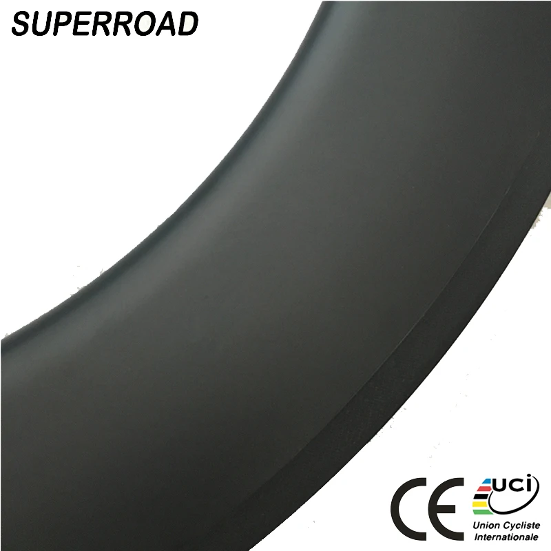 Высокое качество Superroad 28 мм в ширину 88 Deep Road Carbon 700C велосипедные бескамерные диски