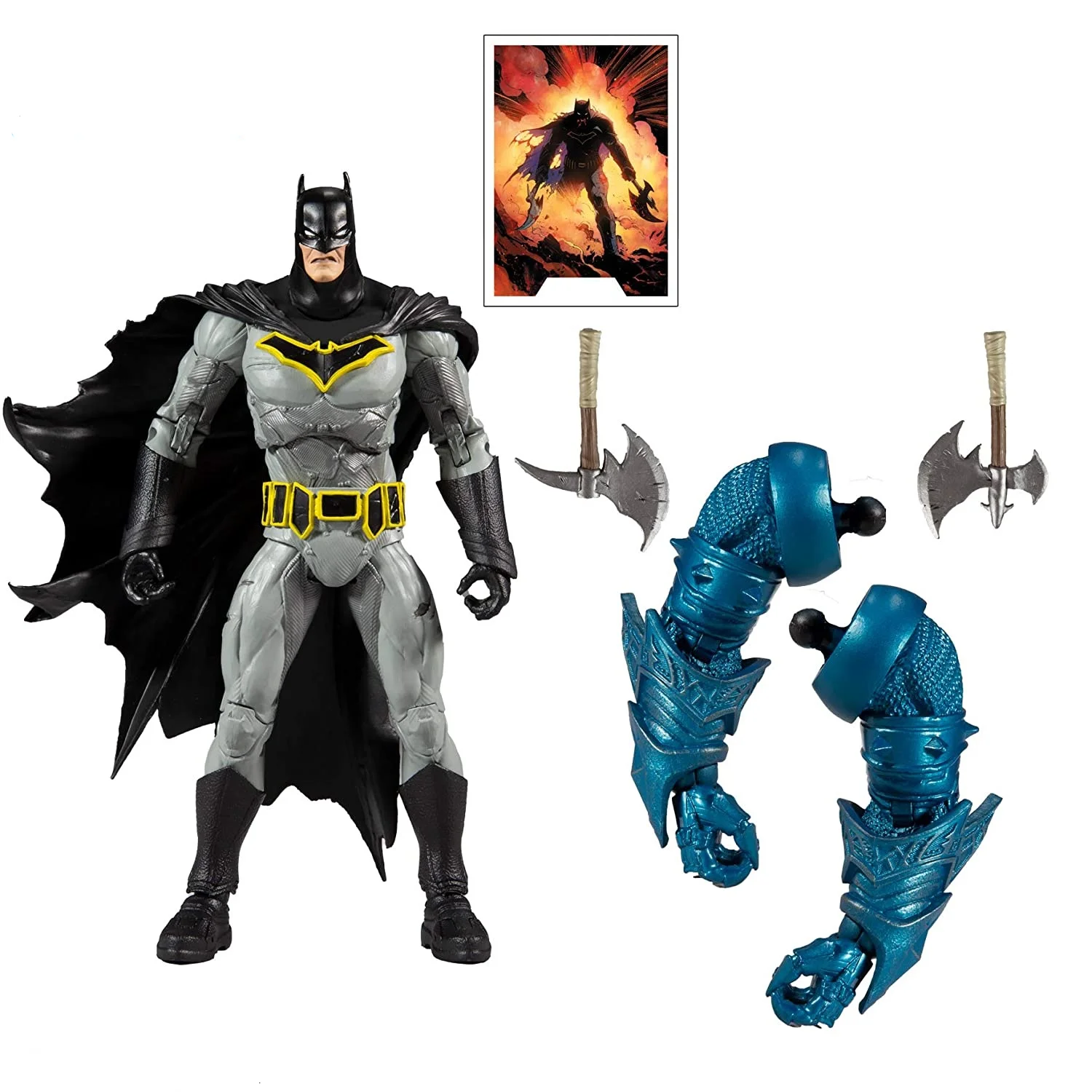 

Bandai Original McFarlane DC Batman Joints Movable Action Figure Model Toys