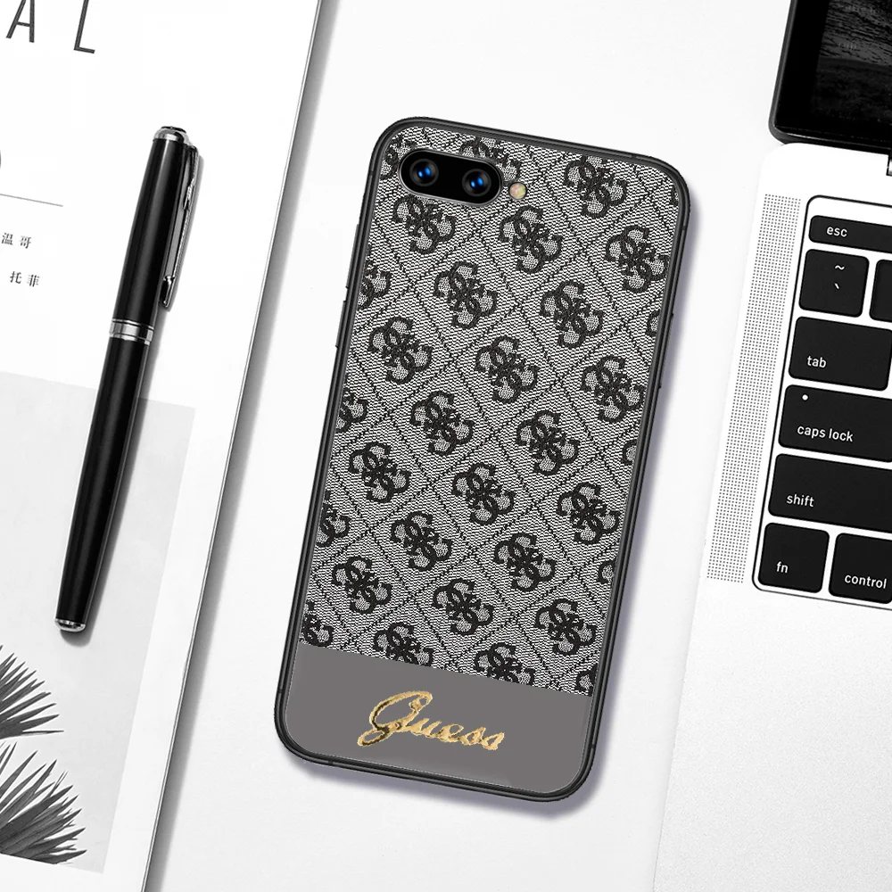 

Luxury Fashion Brand Guessing Phone Case Cover Hull For HUAWEI Honor 6A 7A 8 8A 8S 8x 9 9x 9A 9C 10 10i 20 Lite Pro black Funda