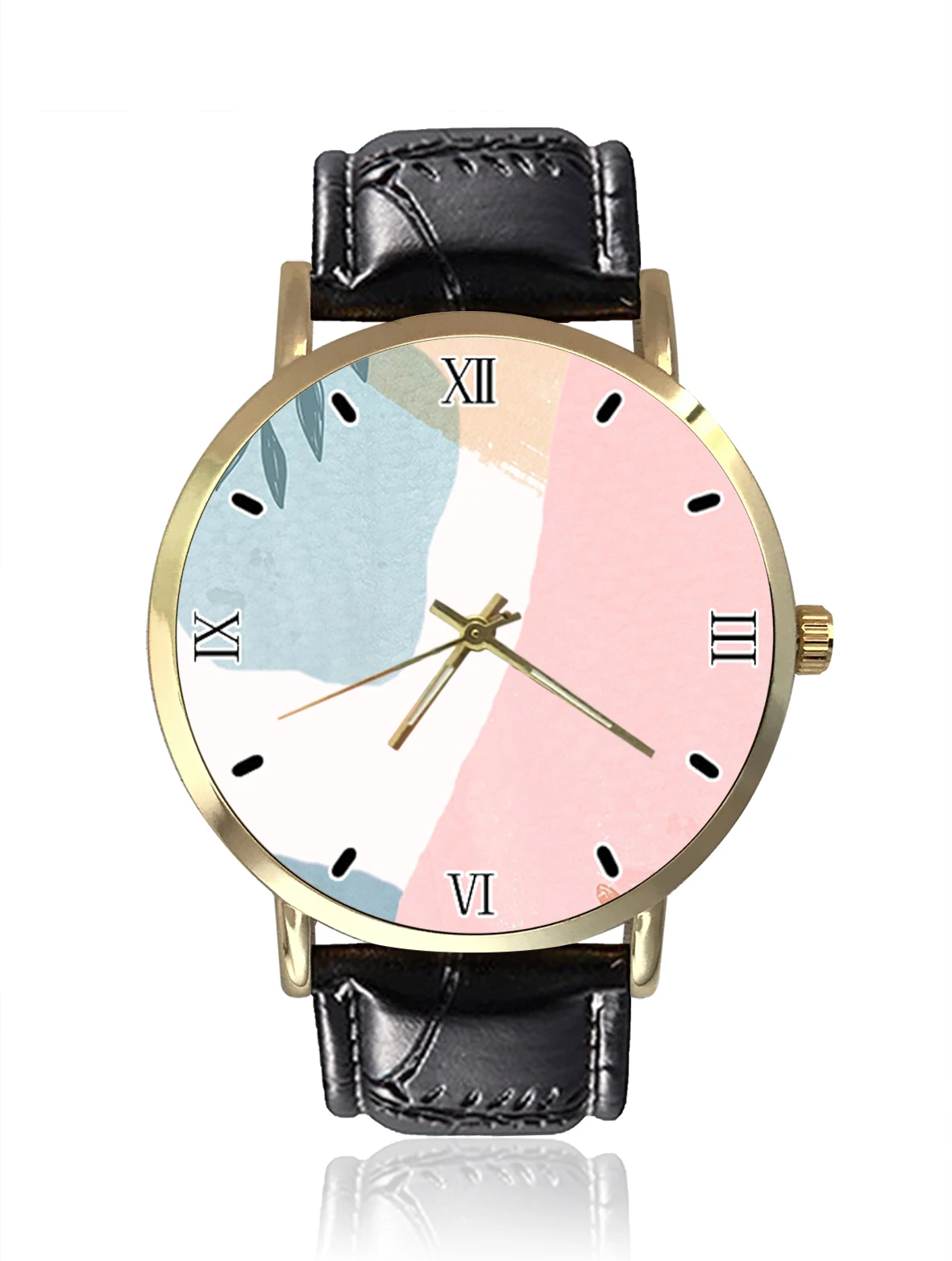 

2021 Minimalist Men's Fashion Quartz Watch Leather Belt Quartz Male Elegant Ultra Thin Watch Men Business Clock Simple Design Fa