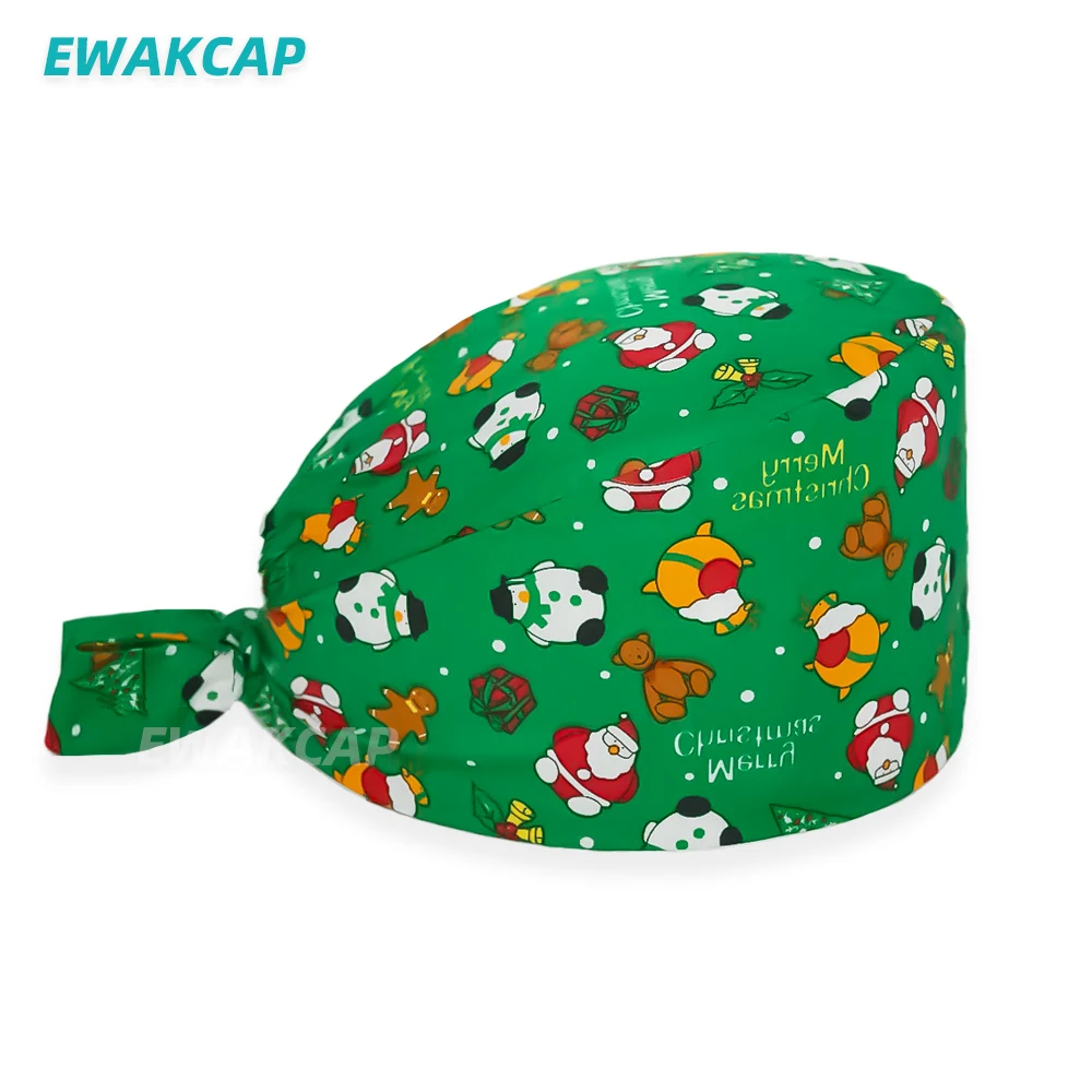 Регулируемая Шапочка для медсестры медицинская хирургическая шапочка с