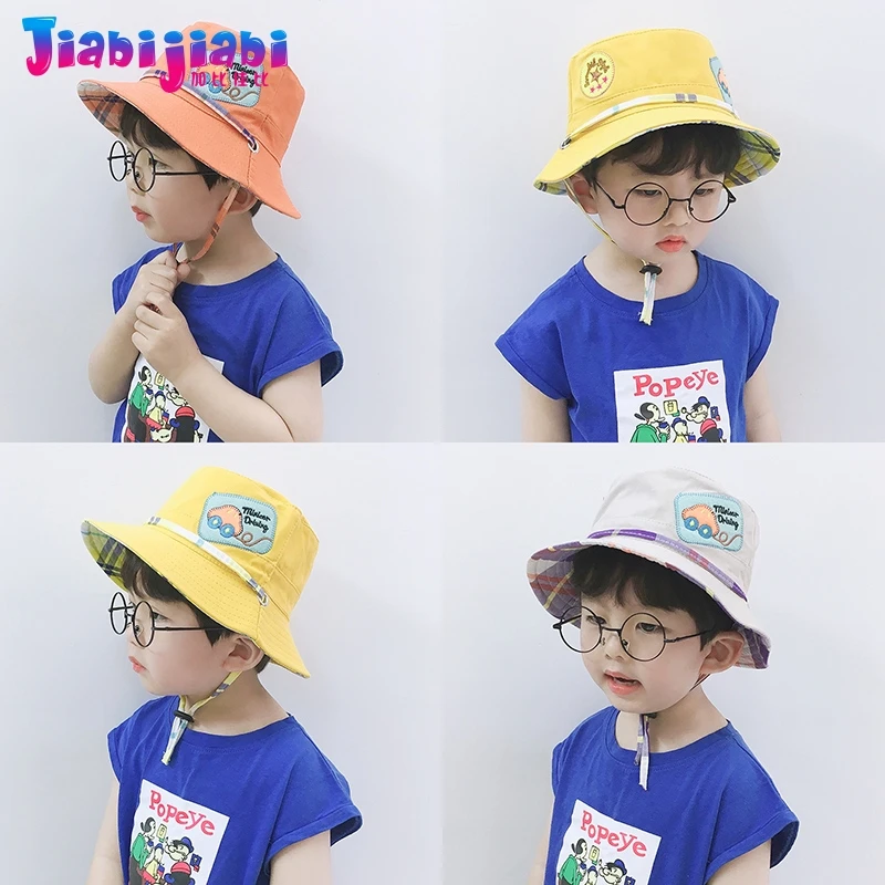Детская летняя Панама для мальчиков и девочек Весенняя тонкая тканевая пляжная