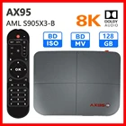 Приставка Смарт-ТВ AX95, 4 + 128 ГБ, Android 9,0, Amlogic S905X3, 4K, 8K