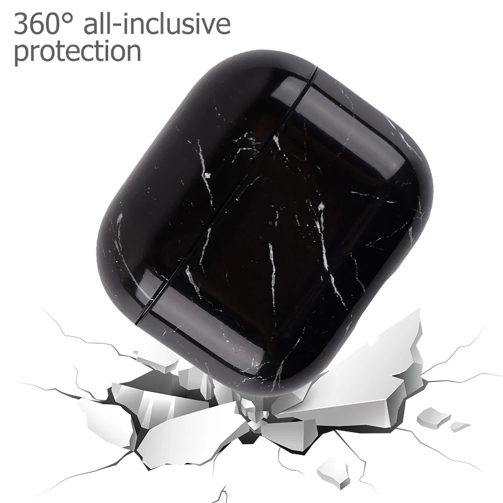 Защитный чехол для Apple Airpods 3 мраморный узор беспроводных наушников AirPods Air Pods3