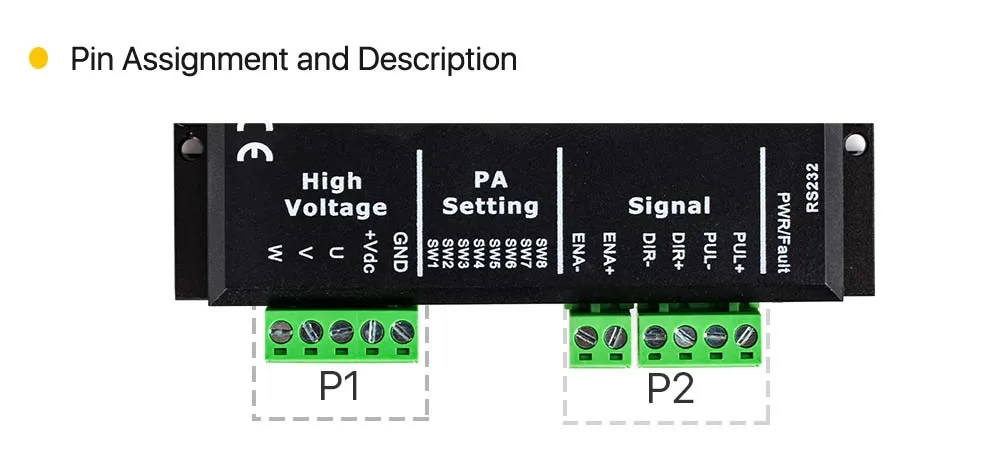 Leadshine 3 фазы 3DM580 шаговый двигатель драйвер 18-50VDC 1,0-8.0A для Co2 Лазерная Гравировка режущие машины агенты нужны оригинальные