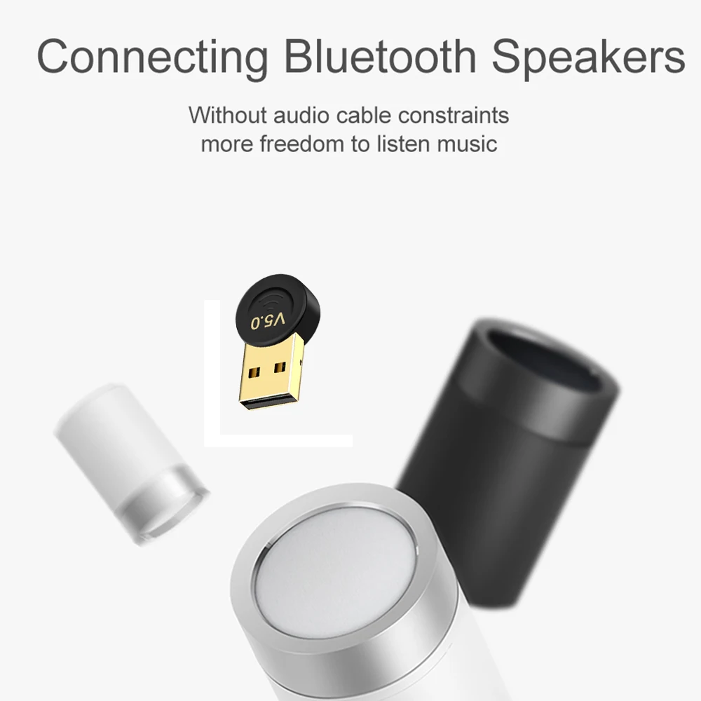 Bluetooth адаптер USB Dongle беспроводной передатчик 5 0 приемник для компьютера