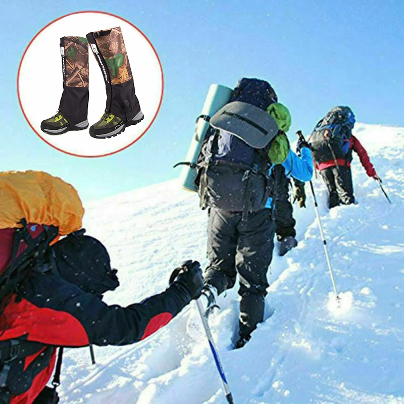 

Useful Durable New Snake Gaiters Wear-Resistant 1 Pair Waterproof Wear-resistant 1 pair Camouflage Hiking Outdoor
