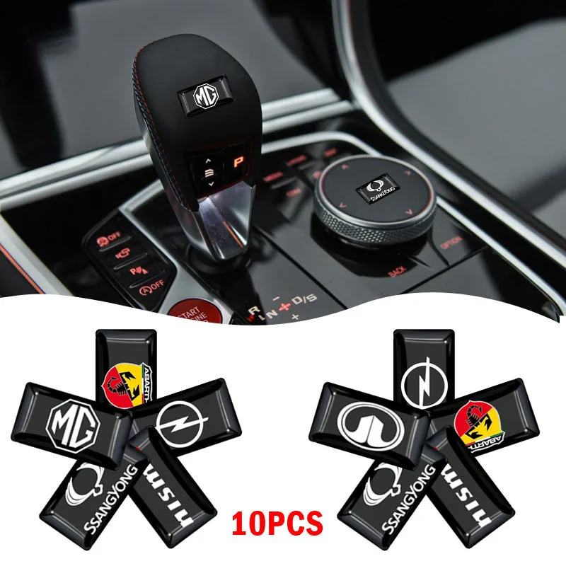 

10pcs Car Steering Wheel Small Decoration Sticker Decal for KIA Cerato Sportage R K2 K3 K5 RIO 3 4 Sorento Car Goods Accessories