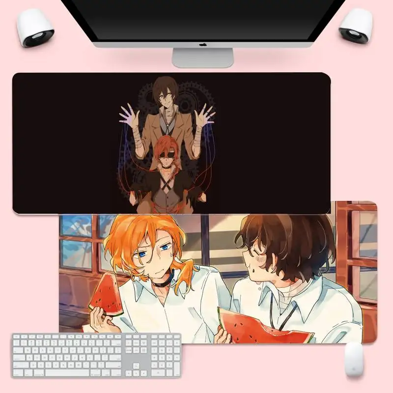 

Bungou Stray Dogs Gamer Speed Mice Retail Small Rubber Mousepad XL Large Gamer Keyboard PC Desk Mat Takuo Anti-Slip Comfort Pad