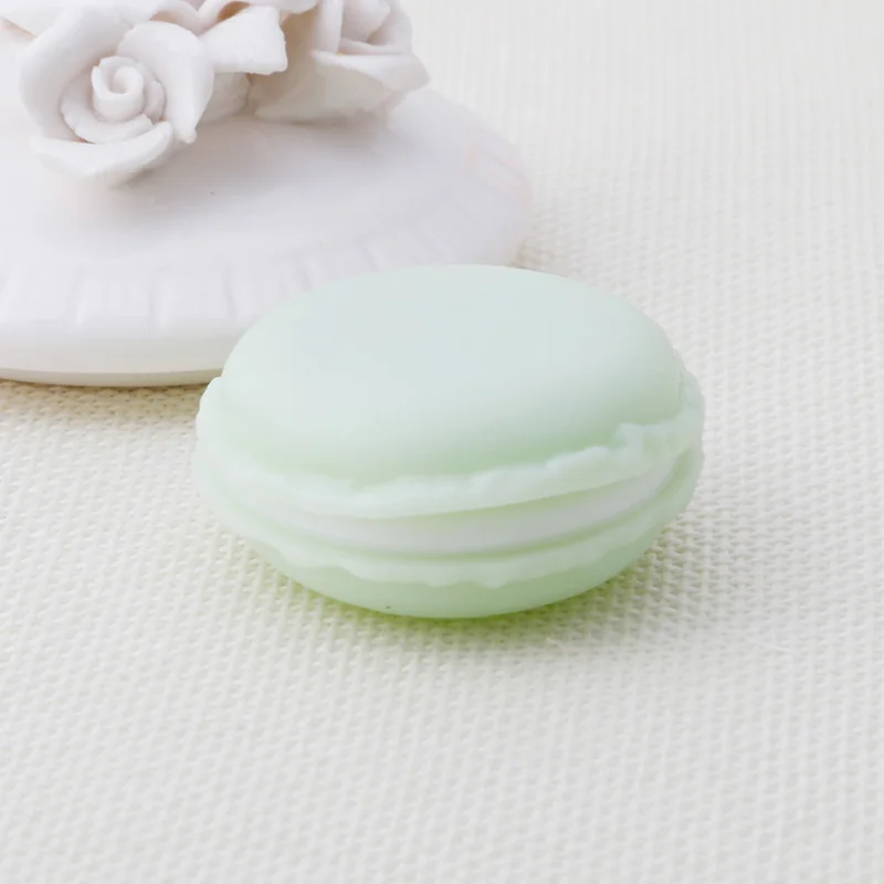 Милый Макарон форма торта коробка серьги кольцо ожерелье хранения ювелирных