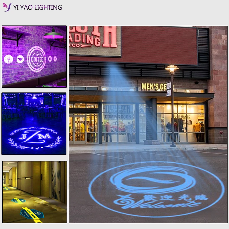 Пользовательский светодиодный Hd Внутренний дверной проектор наружная